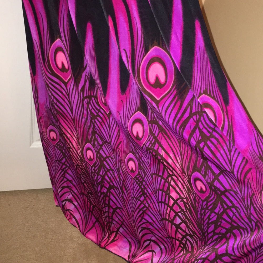 Maxi peacock 🦚 design dress size small